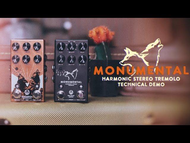 Walrus Audio Monumental Harmonic Stereo Tremolo Tech Demo