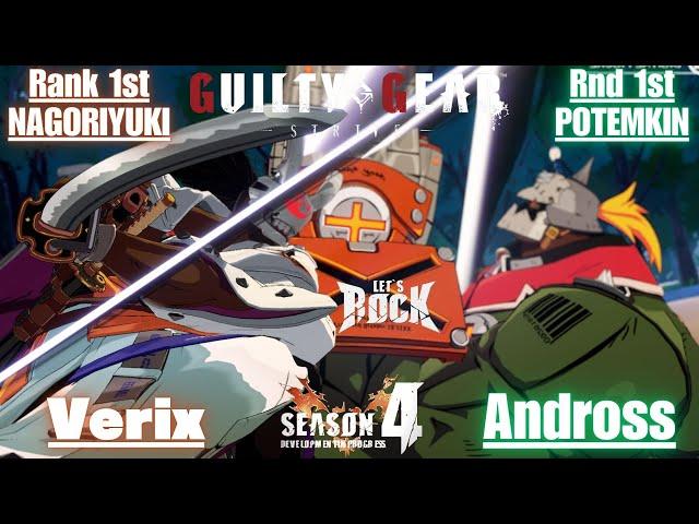 GGSTRank 1st NAGORIYUKI / 名残雪 [ Verix ] vs Rank 1st POTEMKIN / ポチョムキン [ Andross ]Guilty Gear Strive