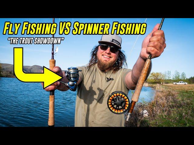 Fly Fishing VS Spin Fishing - Trout Fishing SHOWDOWN!!