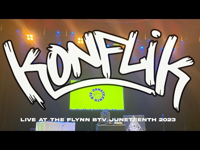 Konflik - LIVE @ The Flynn (BTV) w/ @OfficialSlickRick