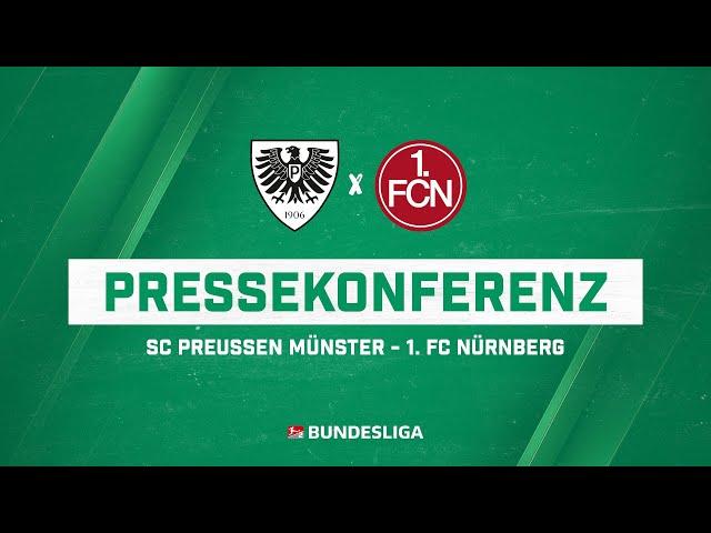 Pressekonferenz: SC Preußen Münster - 1. FC Nürnberg (0:1)