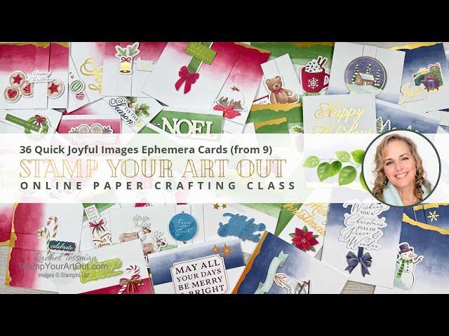 36 Quick Joyful Images Ephemera Cards (from 9)