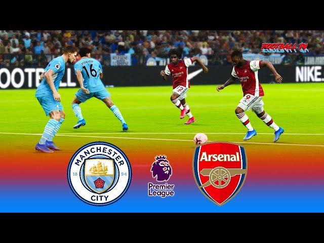 PES 2021 - Manchester City vs Arsenal - Premier League 2021 - Match eFootball Gameplay