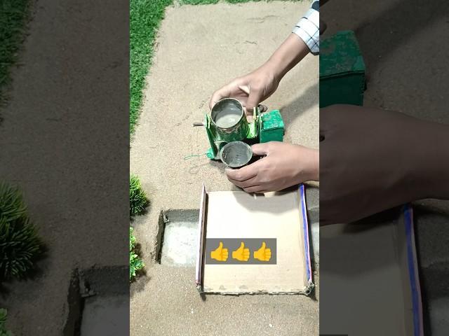 Diy Mini Tractor Bridge Construction|| Marking mixing machine bridge||#shorts #youtubeshorts