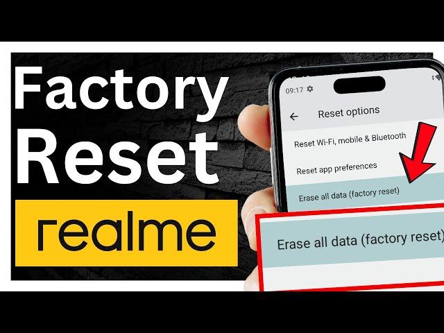 How To Factory Reset Realme Phone c53