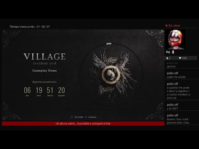 Resident evil village demo "El pueblo"