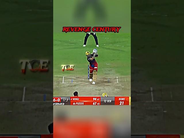Wait For Revenge  #viratkohli #rcbvssrh #ipl #edit #cricket #shorts
