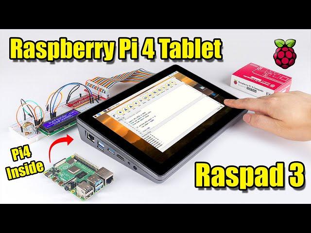 Raspberry Pi 4 Tablet - RasPad 3 First Look