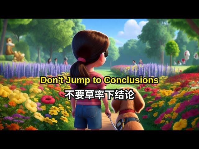 英语小故事（不要草率下结论 Don't Jump to Conclusions）#听故事学英语  #哲理故事 #小故事大道理 #英语故事 #英语口语练习 #听故事学英语