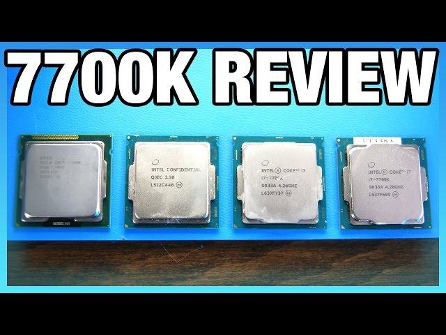 Intel i7-7700K Review: Gaming, Rendering, Temps, & Overclocking