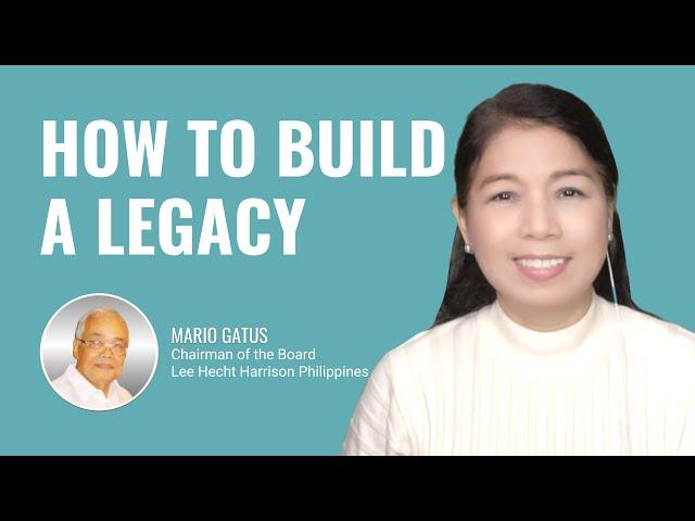 How to Build a Legacy | Interview with Mario Gatus