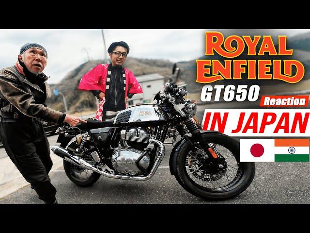 Japanese Riders reacts to GT 650 II Indian in Japan II