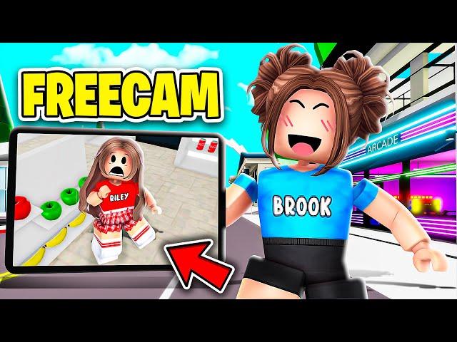 Using Cameras to CHEAT In Hide and SEEK!! (Brookhaven)