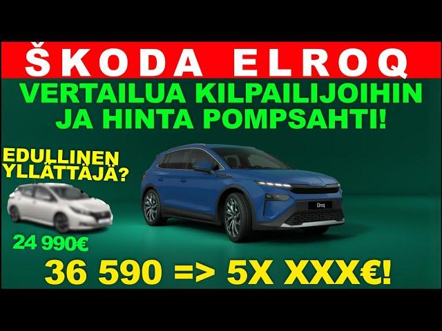 Skoda Elroq osa 2 Vertailua kilpailijoihin - VLOG 224