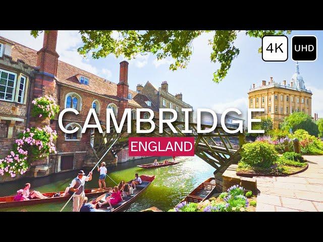 CAMBRIDGE Virtual Walk | The Unforgettable Trail in 4K with Captions