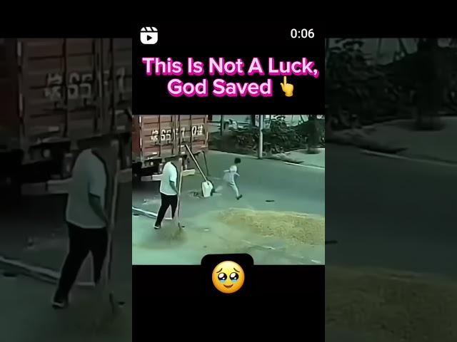 It’s Not Luck, God Saved! – A Real Miracle Moment  | Sophia Shorts #shorts #miracle
