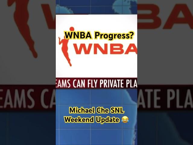 WNBA private planes Michael Che SNL Weekend Update #shorts #snl #wnba #michaelche #weekendupdate