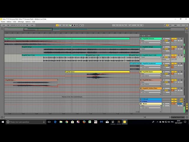 Intro 17.12 Universe Wait . . . (HD 1080p) Ableton Live 9 Lite Korg Krome Roland Quad Capture