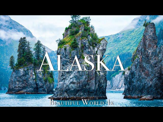 Alaska 4K Amazing Nature Film - Peaceful Piano Music - Travel Nature