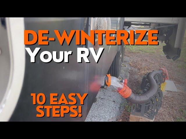 How to De-Winterize your RV or Trailer in 10 Easy Steps