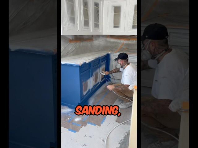 How much I charge to paint kitchen cabinets