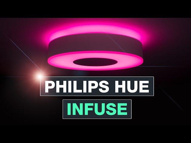 Philips Hue Infuse Deckenleuchte im Test: Mehr Farbe geht nicht?  REVIEW - Testventure