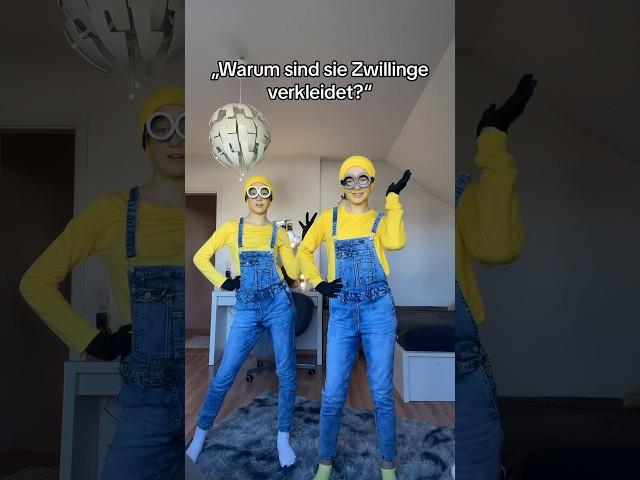 Amelie & Jule haben einen Kostümwettbewerb ️ #papabasti #familie #minions