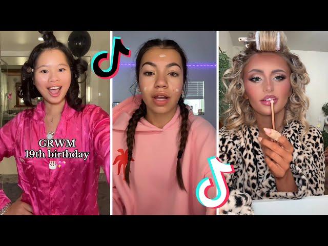 Makeup Tutorial Tiktok Compilation - GRWM  ( Get Ready With Me ) ️(Skincare, Makeup, Outfits) 1109