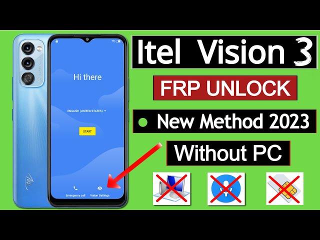 Itel Vision 3 (S661LP) Frp Bypass/Unlock Google Account Lock Without PC - Apps Not Open Solution