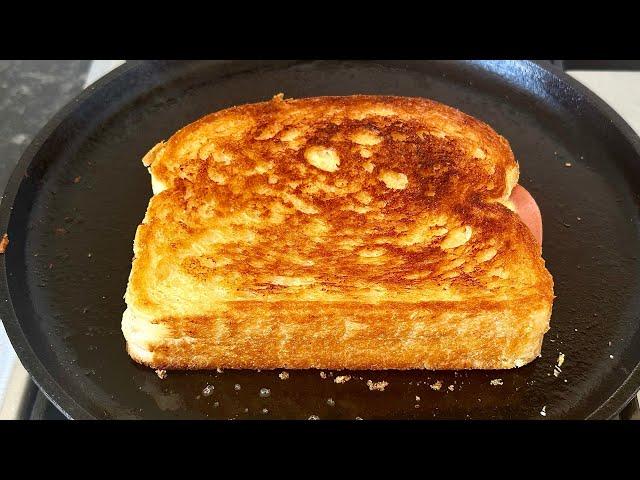 Simple and delicious grilled ham cheese sandwich recipe