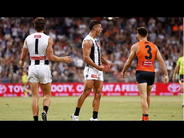 Nick Daicos Round 0 AFL Highlights (34 Disposals, 1 Goal) vs GWS Giants | 2024