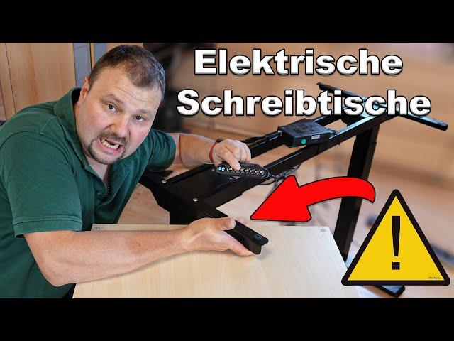 Höhenverstellbarer Schreibtisch elektrisch  8 Dinge die ihr vor dem Kauf wissen solltet! 