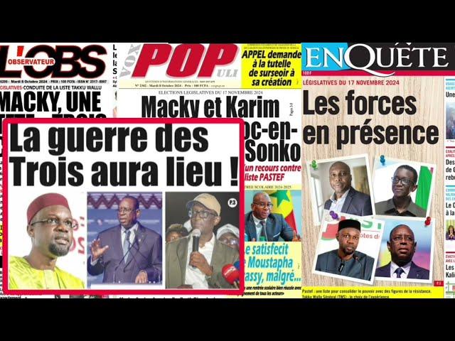 Revue De Presse Abdou Khadre SECK Du Mardi 08 Octobre 2024 - BAOL INFO TV OFFICIEL