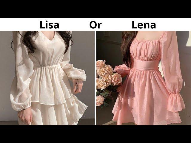 LISA or LENA|| Korean fashion, fancy dresses