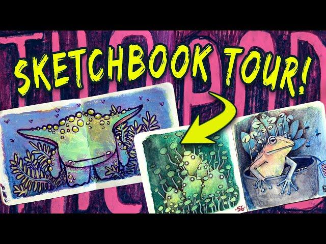  SKETCHBOOK TOUR - very inspiring!   slow flip-through .. Enjoy! ️