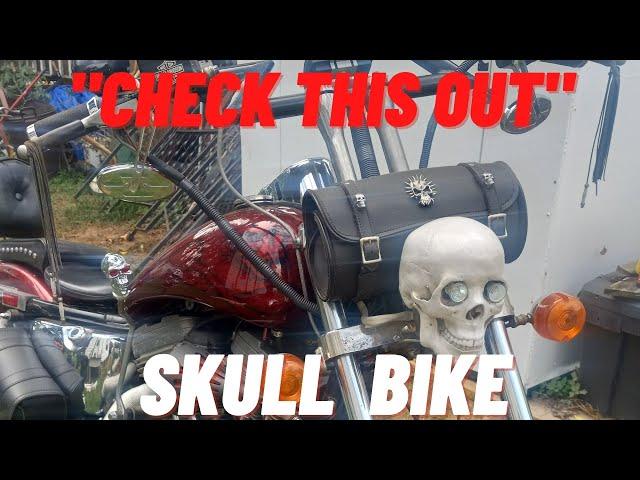 SKULL BIKE /West Corners Custom Cycles intro, first video