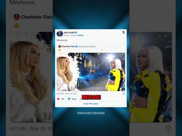 Jade Cargill Reacts to Charlotte Flair Staredown