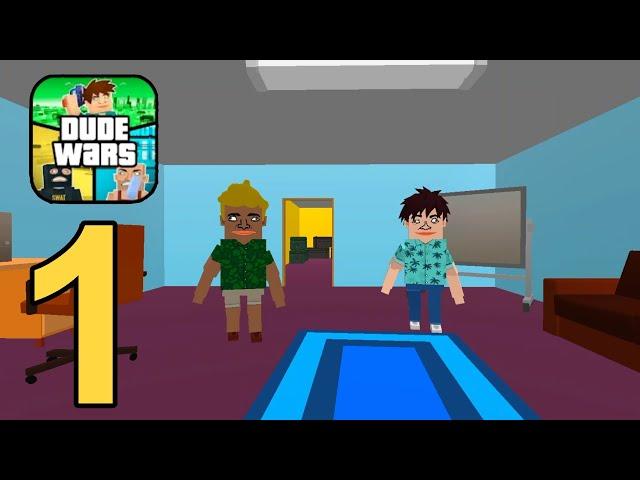 Dude Wars: Pixel FPS Shooter - Gameplay Walkthrough Part 1 ( Android,iOS )