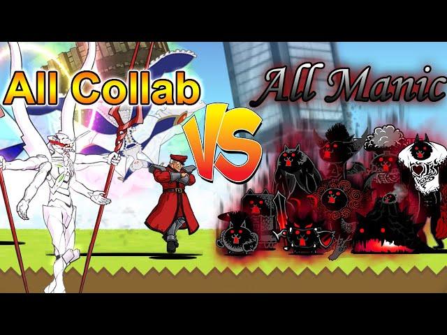 The Battle Cats - All Collaboration VS Manic Black!