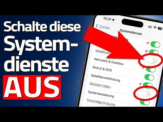 Schalte diese iPhone Systemdienste JETZT aus