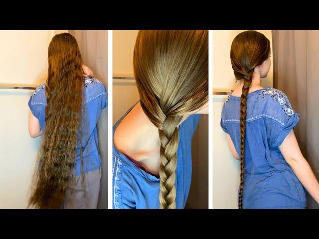 How I Detangle EXTREME Knots in Knee-Length Hair! Portrait mode ASMR Voiceover Long Hair Tips