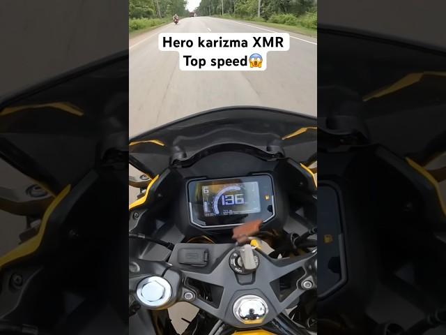 Hero karizma xmr 210 top speed #shorts #youtubeshorts #herokarizmaxmr #bikeride #viral #trending