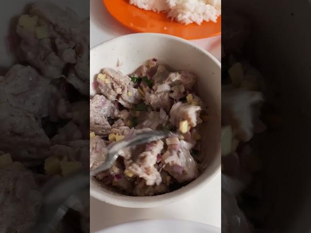 kinilaw na yellowfin tuna