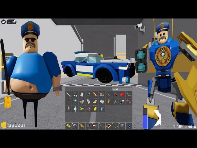 BARRY'S PRISON RUN! (LEGO® MODE) All Jumpscare, Items & Morphs Unlocked: Alien, Siren, Cop. Ani Tron