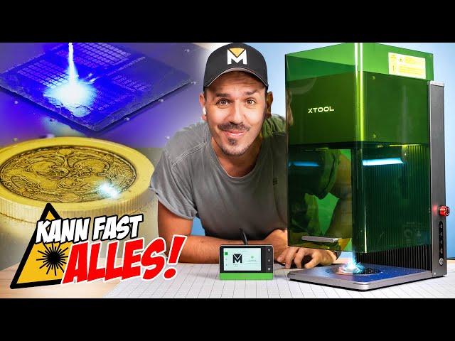 xTool F1 ULTRA | DOPPEL-LASER kann Münzen prägen! (XXL Test 2024)