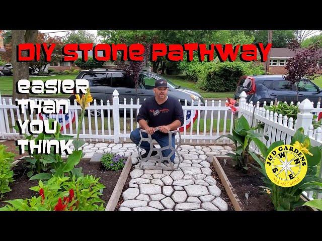 DIY Stone Pathway - Quikrete Walk Maker 2' X 2 '