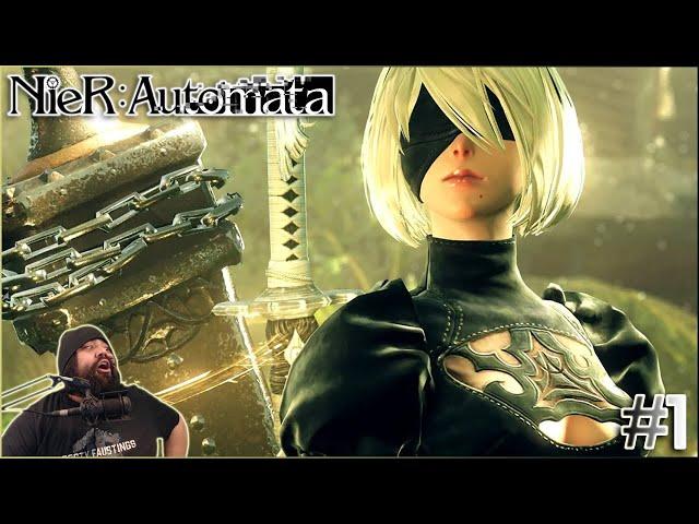 "IN A WORLD OF SAD ROBOTS! ITS GUNNA BE A NIER-DEATH EXPERIENCE!" [Nier Automata - Playthrough #1]