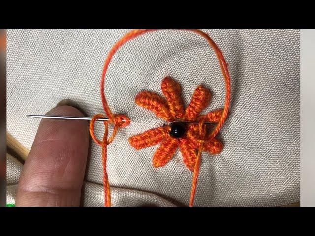 Flower Embroidery|Handembroidery with needle|embroidery for ladies suit@SKBrar