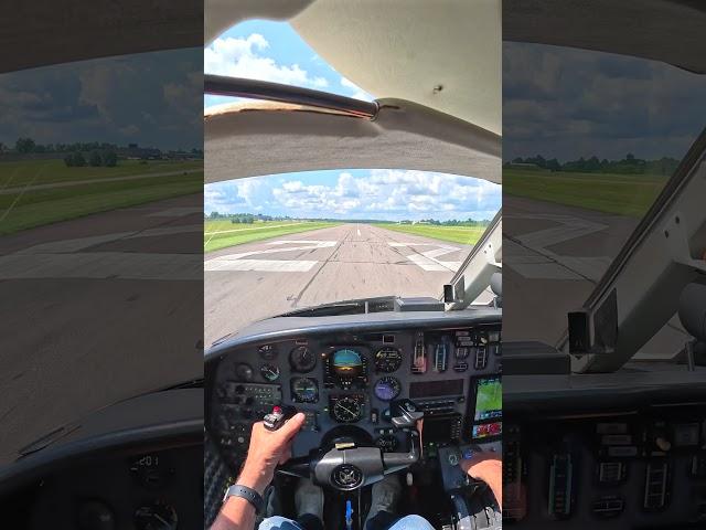 Citation takeoff POV - runway 22 at Sporty's #cessna #citation #pov #airport