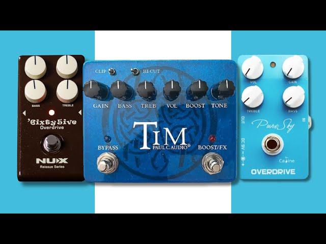 PAUL C. Tim V3 Vs NUX Sixty Five Overdrive Vs Caline Pure Sky